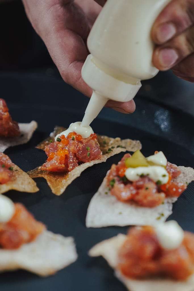 Detalle de la parrilla